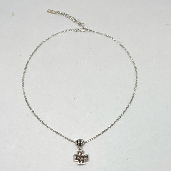 Napier Silverplated Cross Pendant Necklace - Picture 5 of 8